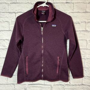 Patagonia Girls Full Zip Better Sweater, sz L (12)